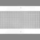 HVAC Premium 10'' x 32'' or 32'' x 10'' Cube Core Eggcrate Return Air Grille - Aluminum Rust Proof - HVAC Vent Duct Cover - White [Outer Dimensions: 11.75 x 33.75]