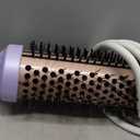 zavarea Thermal Brush, 1.5 Inch Heated Round Brush for Blowout Look, Hot Styler with 800M Negative Ions & Ceramic for Less Damage & Frizz, Boosts Shine & Easy to Use, Dual Voltage, Valoran Purple