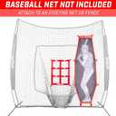 GoSports Baseball & Softball Pitching Kit - Practice Accuracy Training with Strike Zone & XTRAMAN Dummy Batter