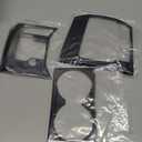 AOKIO Interior Center Console Gear Shift Panel Cover Trim for Mazda CX-5 CX5 Accessories 2017 2018 2019 2020 2021 2022 2023 2024 2025 (Stainless Black)