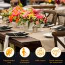 Roshtia 50 Pack Dinner Napkins Disposable Linen Feel Dinner Napkins with Built-in Flatware Pocket Gold Trim Lined Pre Folded Paper for Wedding Party (Black,Gold)