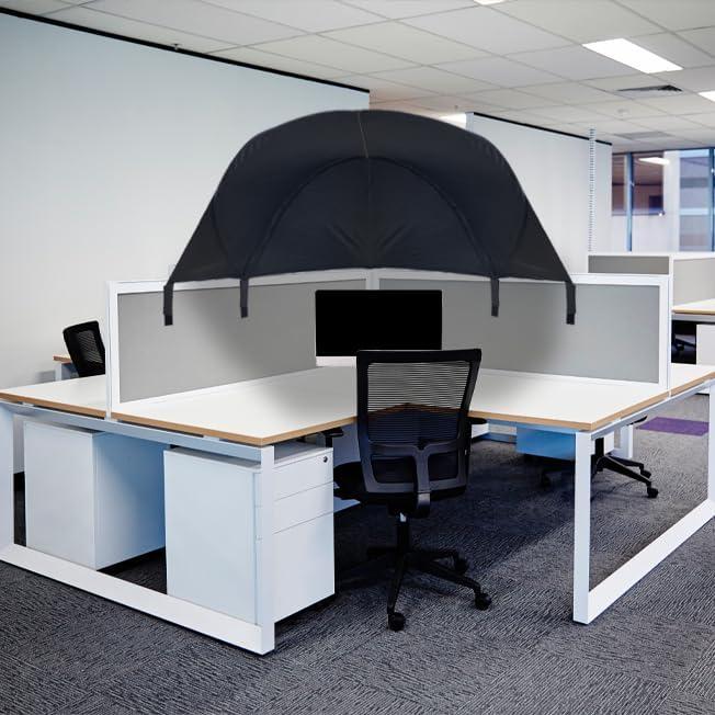 Comastbo Large Size Cubicle Corner Desk Shade for Office,Portable Foldable Light Shade Cover, Fit for Taller Cubicle Partitions for Privacy Attached in a Normal 90 Degree Cubicle Corner