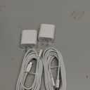 Fast Charger iPhone,Dual Port A/C iPhone Charger Fast Charging Block,2Pack Super Quick Double Apple iPhone Wall Charger Power Adapter 10FT USB C to Lightning Cable for iPhone 14/13/12/11/ProMax/XS/XR (White)