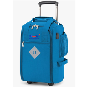 Boardingblue 17x10x9 Inches United Airlines Rolling Personal Item Under Seat Duffle Bag Luggage Suitable For Major Airlines Including Spirit, and Frontier Airline