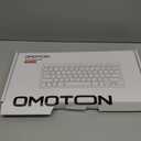 OMOTON Wired Keyboard for Mac with Dual Interface, Comfortable Typing Angle & Stable Connection, Compatible with MacBook, iMac, Mac Mini, PC-White