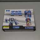 Cawiew 4 Pack Light up Sword Saber with FX Sound (on-Off Control) and Full Retractable Handle, 4 Colors LED Glow in The Dark Toy for Kids Adult