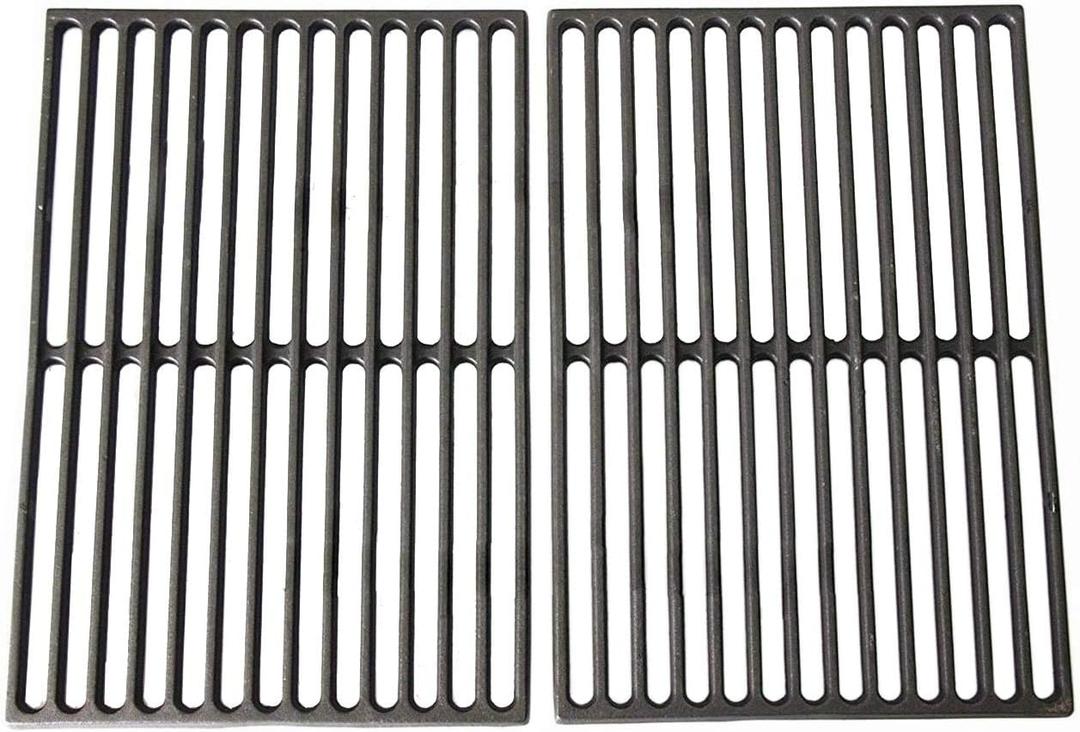 Hongso 17.25" Cast Iron Grill Grates for Weber Spirit 300 Series E & S 310 320 330 II E/S 310, Spirit 700, Genesis Silver Gold Platinum B/C, Genesis 1000 2000 5000, Weber 900 Grill 7638 7525 7526 7627