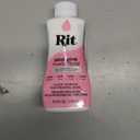 Rit Dye – Liquid Fabric Dye for Crafting, Clothing, and Décor – 8 oz. Bottle – Petal Pink (Gloves Included)