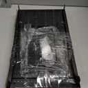 Expandable Adjustable Stackable Kitchen Organizer, Spice Rack,Metal Pantry Storage Shelves Racks,Counter Shelf for Cabinets, Countertop, Cupboard (2 Packs/Large/Black) (10.24"D x 16.6"~26.5"W x 6.1"/7.5"H)