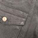 Women's Stretchy Jean Shorts Mid Waisted Twill Shorts Stretch Junior Booty Denim Shorts with Pockets Club Night (Large, Black)