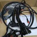 ShimanoOEM MT200 E-Bike Hydraulic Disc Brakes Set, New Upgrade 2-Pin 2-Piston Ebike Hydraulic Brakes Set with 160/180mm Rotors, Pre-Bled with Mineral Oil Electric Bike Hydraulic Brakes