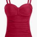 Women's Underwire Tummy Control Swimsuit Top with Push Up - No Bottom Included, XL
