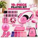 19-Piece Pilates Kit for Home Workouts, Pilates Equipment Set Women
