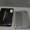 BlueSwan Matte Case for MacBook Pro 14 M5 M4 M3 M2 M1 Pro/Max 2026-2021, Compatible A3426 A3427 A3434 A3401 A3112 A2992 A2918 A2779 A2442, Hard Shell Protective Cover, Space Black Clear