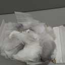 MADIZZ Pack of 2 Thick Plush Faux Wool Throw Pillow Covers Soft Boho Throw Pillows Luxurious Cushion Covers for Couch Sofa Bedroom Living Room Home Decor 22x22 Inch White Grey