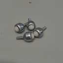 PATIKIL 1" Roller Ball Transfer Bearing, 4 Pcs Round Ball Transfer Unit Nylon, Carbon Steel Casters for Conveyor Roller Stand Transmission Furniture