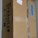 KES Bathroom Vessel Sink, White Oval Vessel Sink, Countertop Modern Ceramic Above Counter Bathroom Vanity Sinks, BVSO127