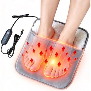 Heated Foot Warmers, Electric Foot Heating Pad, for Home and Office, Gift