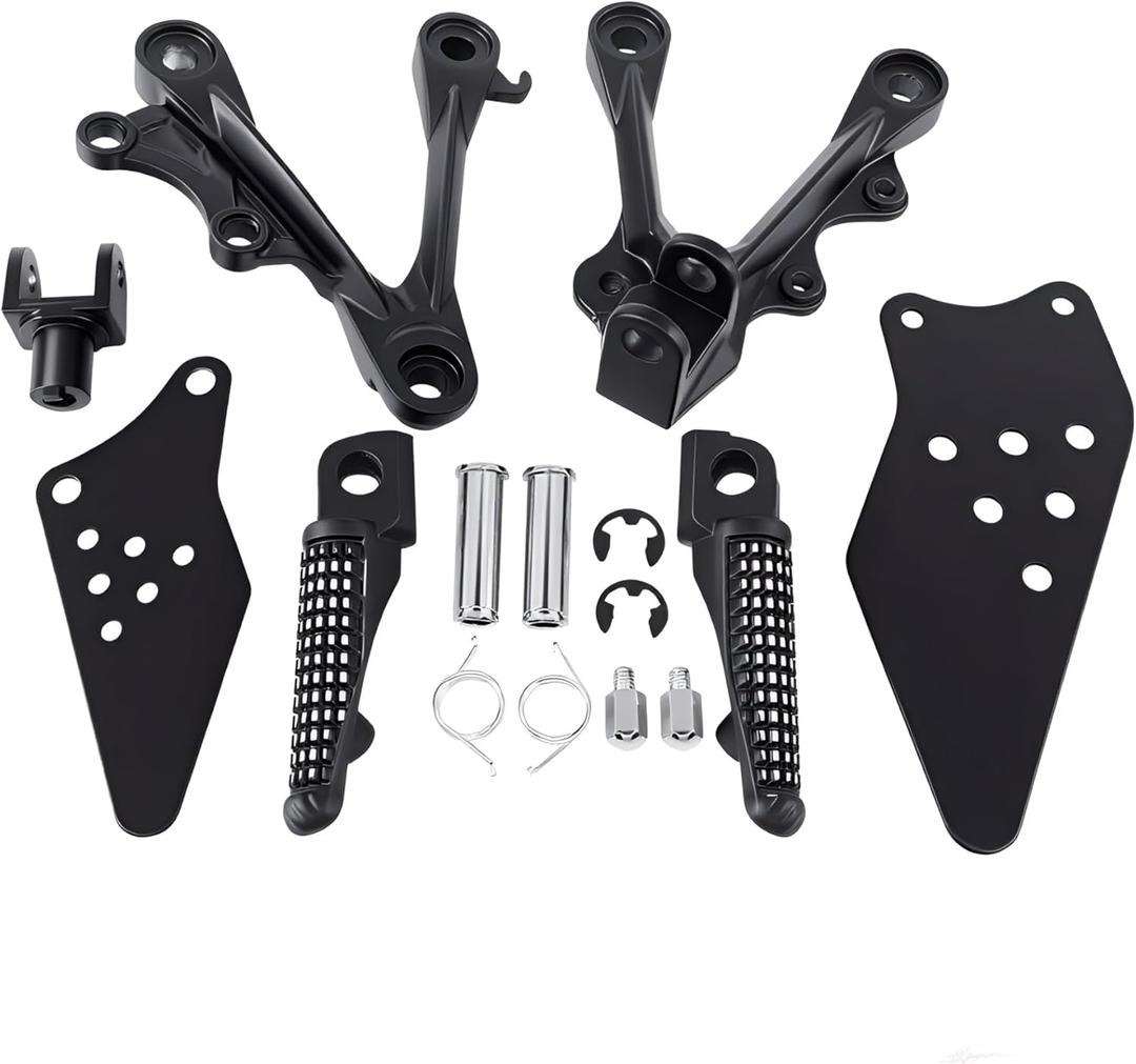 Motorcycles Foot Pegs Footpegs Front Footrest for Kawasaki Ninja ZX6R 2009-2024 ZX636 2013-2024