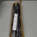 Shower Curtain Rod Adjustable 43-92 inch, 1"Diameter Spring Tension Curtain Rod No Drill, Anti-Rust Non-Slip Shower Rod, Black Shower Curtain Rod for Bathroom Tension