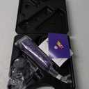 Andis 24820 EasyClip Professional-Animal 7-Piece Detachable Ceramic Blade Clipper Kit, Frustration Free Packaging, Corded Electric, Purple