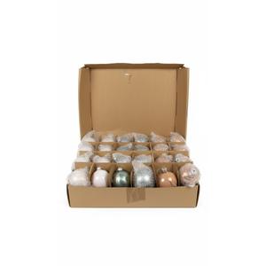 Christmas Balls, Champagne Christmas Balls 24 Pcs  Baubles Decorations Clear for Tree Holidays Home Xmas Party Decoration