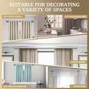 Curtain Rods for windows,1" Diameter Curtain Rod, 32-72" Standard Decorative Window Curtain Rod Set with Brackets for bathroom Kitchen Bedroom Window, Grey