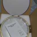 Flush Mount Ceiling Light Gold 12 Inch LED Dimmable Ceiling Light 24W 5CCT(2700K-5000K) Bedroom Lamp Entryway for Bedroom Foyer Kitchen Entryway Closet Hallway