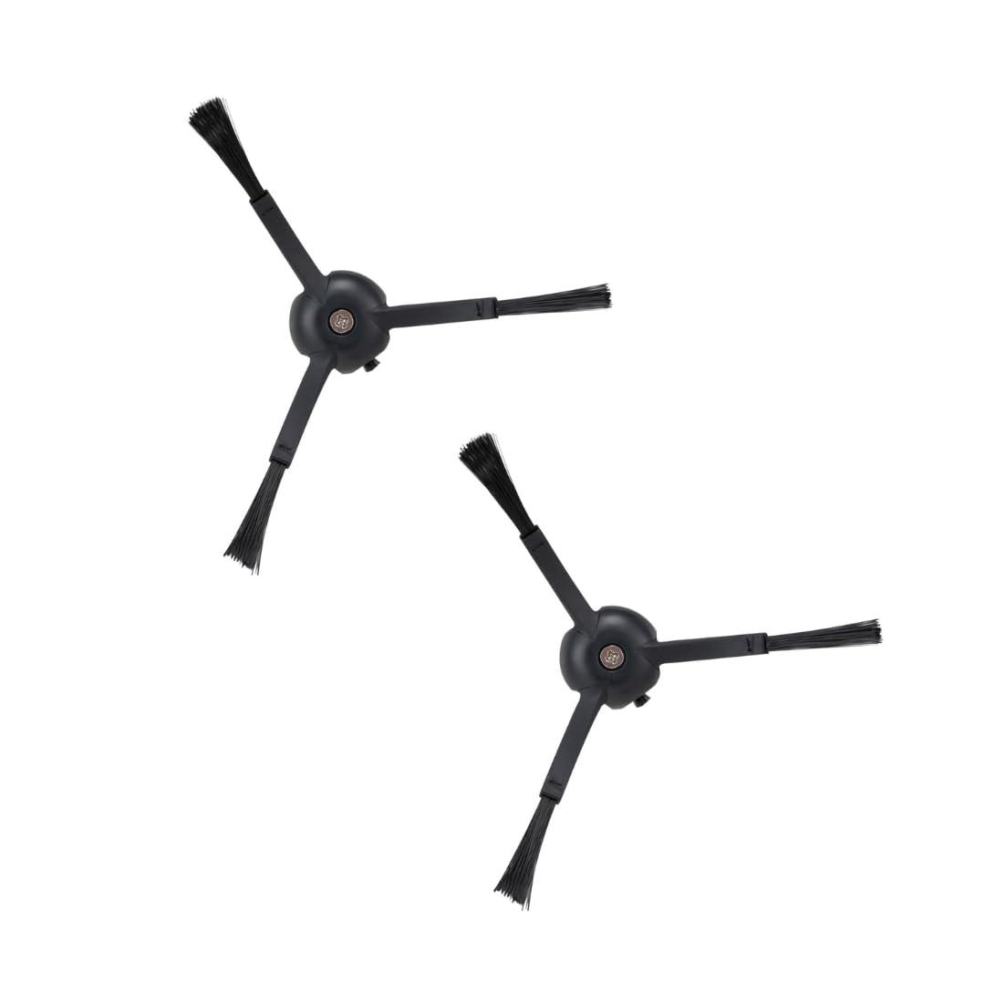roborock Side Brushes Replacement (2 Pieces) for S8 Pro Ultra, S7 Max Ultra, Qrevo, Roborock Qrevo Slim, Series of S7 MaxV/S7/Q7Max/Q8 Max/S8/Q7/Q5/S6/S5/S4/E5/E4/E3/E2 Robot Vacuum Cleaner, Black