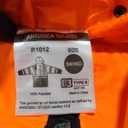 fortresswear Hi Vis Rain Jackets for Men Reflective Waterproof High Visibility Class 3 Safety Rain Suit with Black Bottom,Removable Hood. Size SM/MD