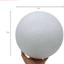 Styrofoam Balls 10 Inch, Extra Large Styrofoam Ball Craft Foam Balls for DIY Art Wedding Birthday Party Home Christmas Decorations School Projects Supplies