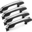Chrome Exterior Door Handles (Set of 4) for 2010-2020 Toyota 4Runner,2016-2020 Land Cruiser/2010-2020 Lexus GX460,Front and Rear, Drive & Passenger Side(Not for Keyless Entry) Replaces# 6921035180B0