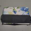 SLEEPBELLA Duvet Cover Queen, 600 Thread Count Cotton Blue & Green Paisley Floral Pattern Comforter Reversible Cover