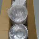 24 oz 50 Pack Clear Plastic Cups with Lids, Sturdy Iced Coffee Cups with Sip Lids, Disposable Food Safe Smoothie Cup for Cold Drinks, Juice, Milkshake