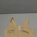 BRABIC Full Coverage Wireless Bras for Women No Underwire Compression Front Closure Comfort Post Surgery Bra (Small, Beige)