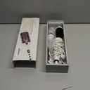 Infrared Bounce Brush, Heated Thermal Round Brush with Negative Ion Technology, 8 Heat Settings for Blowout Look with Hair Care Oil, Straightening & Curling, 1.65" Barrel for All Hair Types, White (45mm)