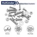 1116PCS Bolts and Nuts Kit, Stainless Steel Hardware Assortment Kit, 10-24#8-32#6-32#4-40 Nuts, Bolts, Washers, Tweezer