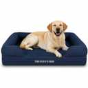 The Dog’s Bed Orthopedic Memory Foam Dog Bed with Bolsters for Large Dogs