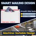 180 Pack Mailer Trading Card Envelopes7" x 4.35" Trading Card Mailers for Shipping, Perfect Sized Shipping Envelope for Mailing Semi-Rigid and Toploaders, Protector Supplies.