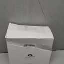 Leinuosen 5 Pcs Crystal Christmas Trees Decoration Acrylic Christmas Tree Tables Decor with Hollow Base for Xmas Accessories Miniature Tabletop Indoor Decorations