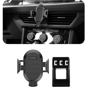 Car Phone Holder Fits for Volkswagen Jetta 2019-2025 and VW Jetta GLI 2019-2025 Accessories,Thick Cases Friendly,Cell Phone Mount for 4-7 in Phones,360 Degree Rotation,Easy to Install