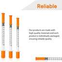 Jeringas, 1ml/cc 30G 5/16" (8mm), 100 Pack