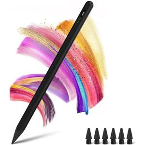 Stylus Pen for iPad (2018-2025), iPad 10th/11th/Air/Mini/A16 | No Bluetooth Needed, Fast Charging, Palm Rejection, Battery Indicator | Affordable Digital Pen for Note-Taking & Drawing