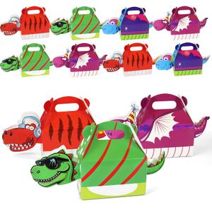 20Pcs 3D Dinosaur Party Candy Boxes Dinosaur Park World Party Favor Boxes Suitable for Dinosaur Themed Birthday Party Supplies