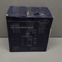 Hot & Iced Coffee Maker with Bold Setting, Single Serve Coffee Maker for K Cup and Grounds, 6-14 Oz Brew Sizes, 50 Oz Removable Water Tank, One Cup Coffee Machine with Reusable Filter, Black