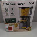 EanOruus Juicer Machines, 3-in-1 Cold Press Juicer with 6.5" Extra Large Chute, 100oz Large Capacity, AC Motor, Makes Juice, Nut Milk & Sorbet, Premium Gray