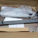 360 Swivel Top C Table for Small Place, Adiustable Height Couch Side Tables That Slide Under SofaModern C Shaped Side Table for Sofa Armrest Tv Tray, Suitable for Coffee, Snack, Drink