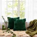 St Patricks Day Throw Pillow Covers Decorations 18x18 in 2-Piece Set,Green Pillow Covers Linen Spring Pillow Case Home Sofa St Patricks Day Decor.