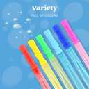 JOYIN 24 Pack 14.6 Big Bubble Wands Bulk (2 Dozen) for Summer Toy, Outdoor/Indoor Activity Use, Easter, Bubbles Party Favors Supplies for Kids