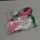 AirTag Dog Collar, 2" Wide Tactical Military Dog Collar with AirTag Holder & 3 Pet Patches, Soft Padded Reflective Waterproof Nylon Collar with Metal Buckle for Large Dogs (Hot Pink, L) (Neck Girth: 17.7-24.4)